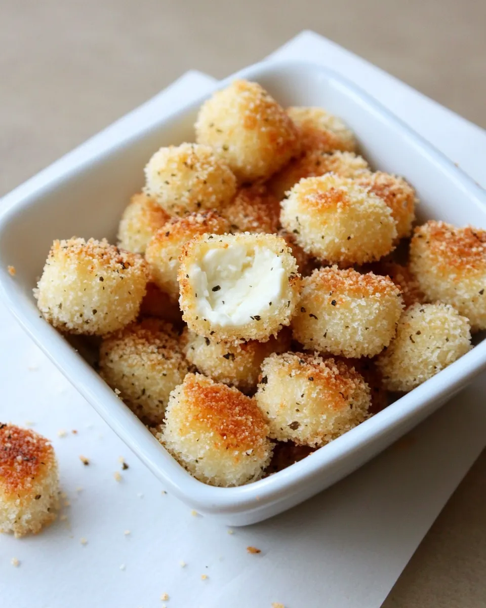 Classic Baked Mozzarella Bites image