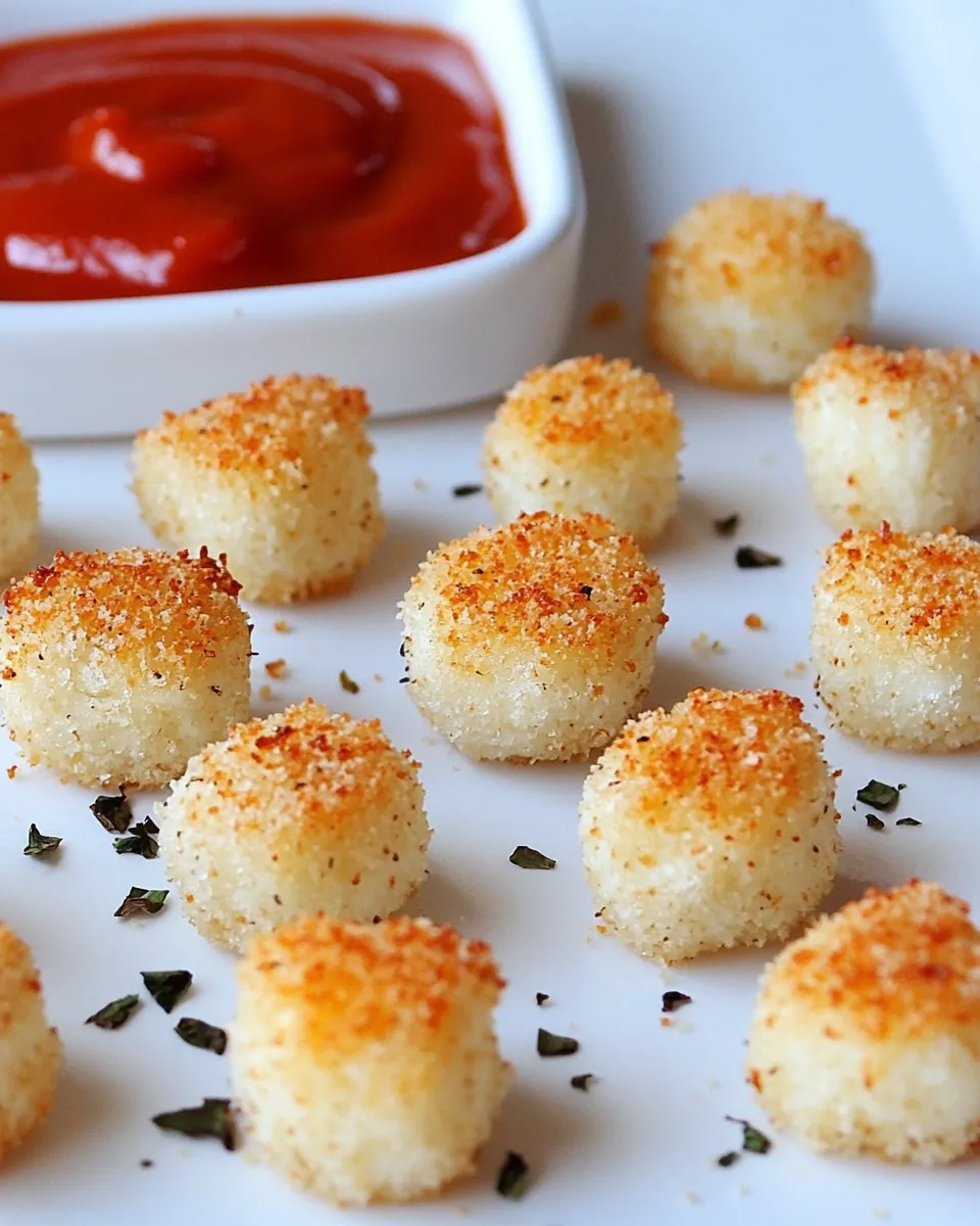 Delicious Baked Mozzarella Bites dish photo