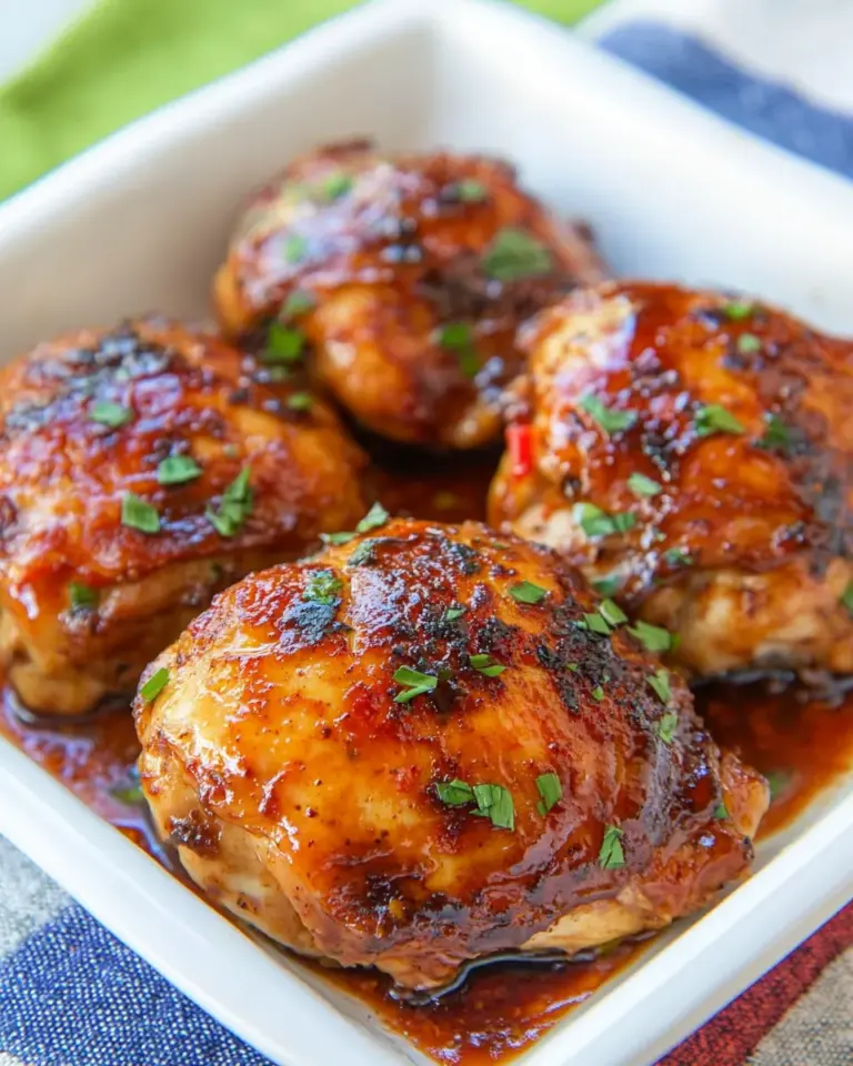 Homemade Baked Teriyaki Chicken Thighs recipe photo