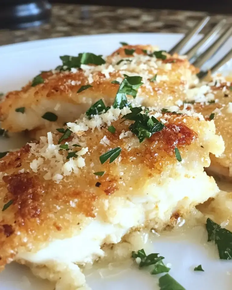 Fresh Baked Tilapia Parmesan dish image