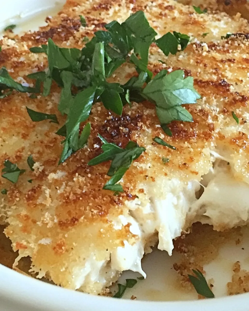 Tasty Baked Tilapia Parmesan recipe image