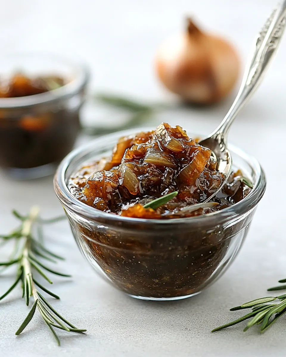 Homemade Balsamic Rosemary Onion Jam photo