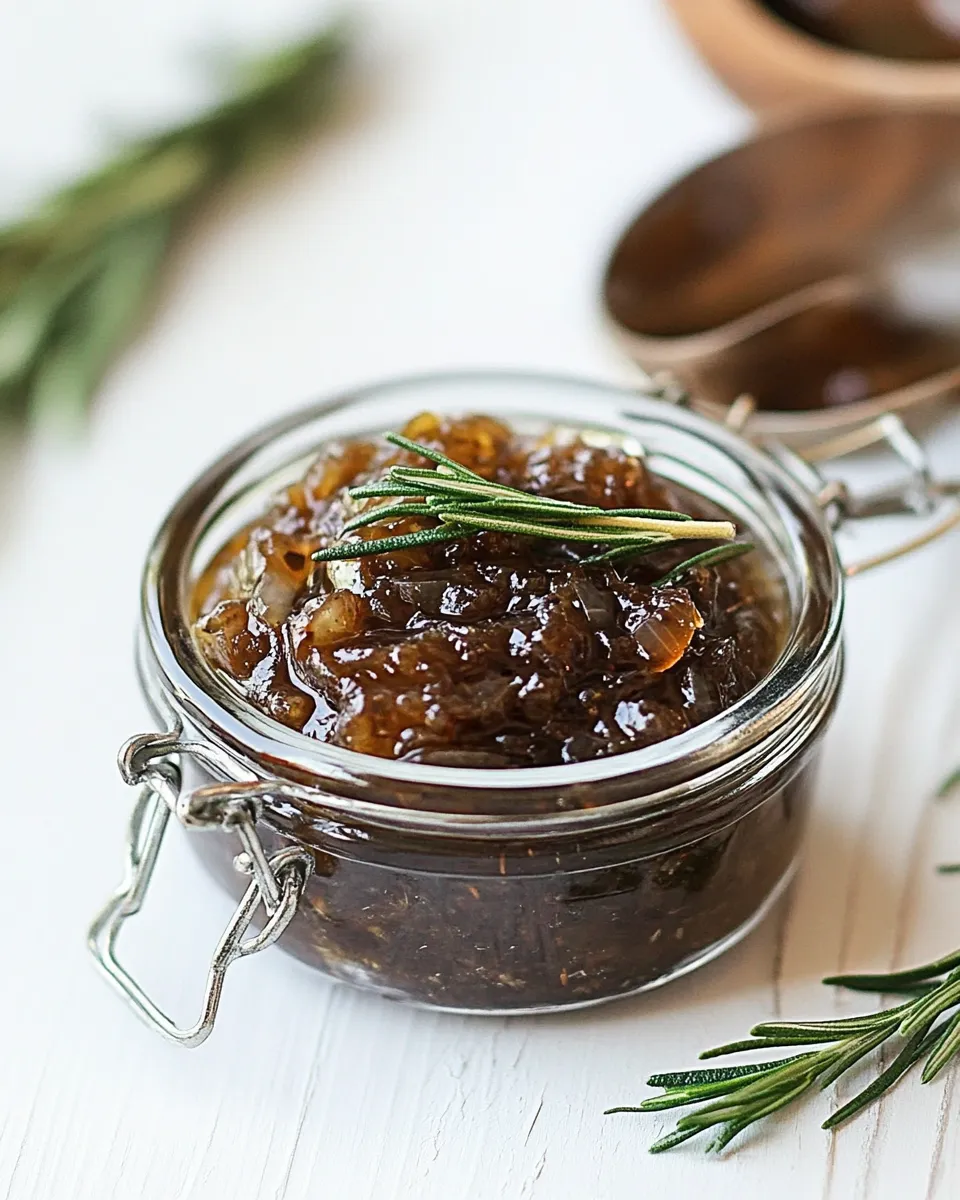 Easy Balsamic Rosemary Onion Jam dish photo