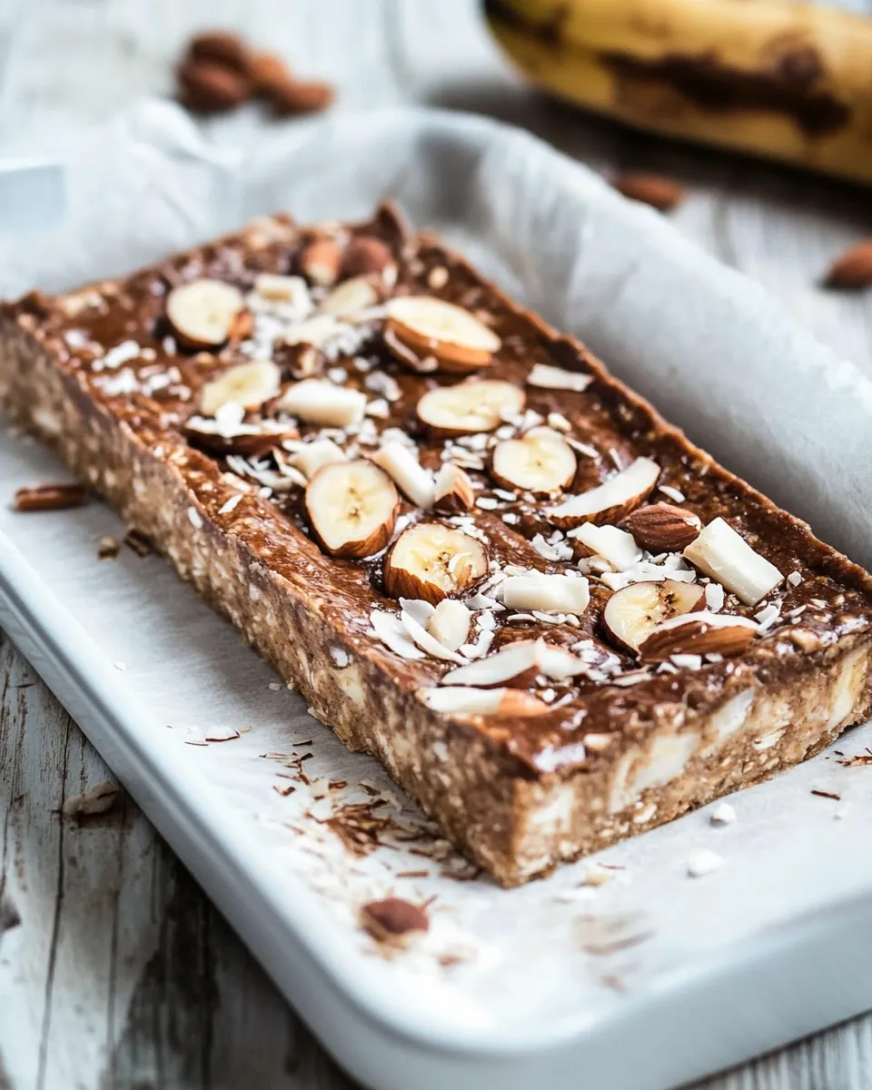 Classic Banana Coconut Energy Bars dish photo