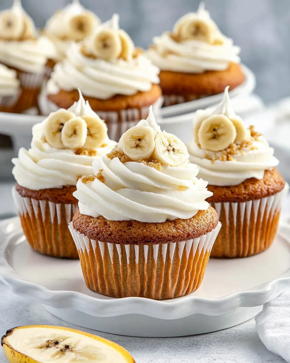 Homemade Banana Cupcakes recipe photo