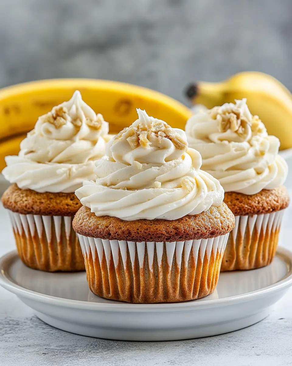Classic Banana Cupcakes dish photo