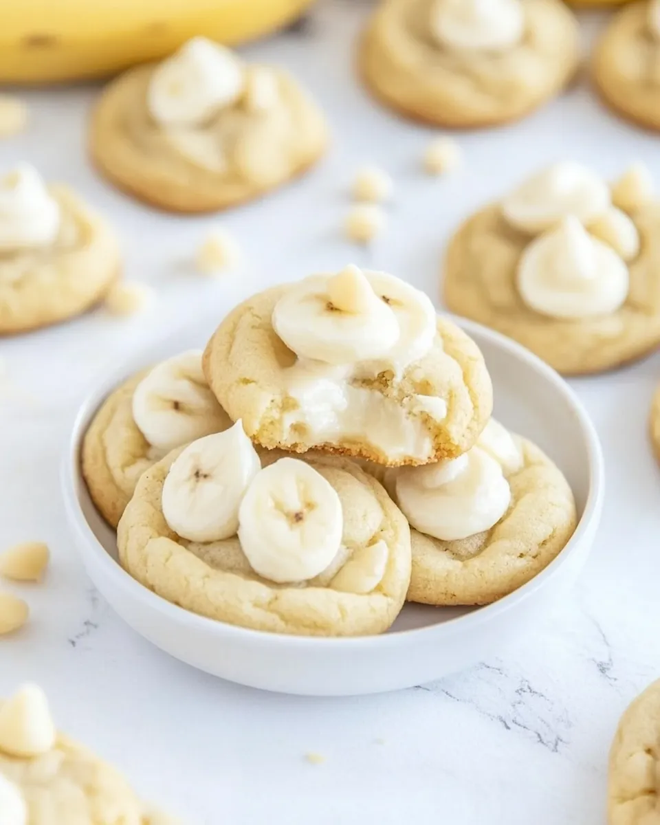 Easy Banana Pudding Cookies recipe photo