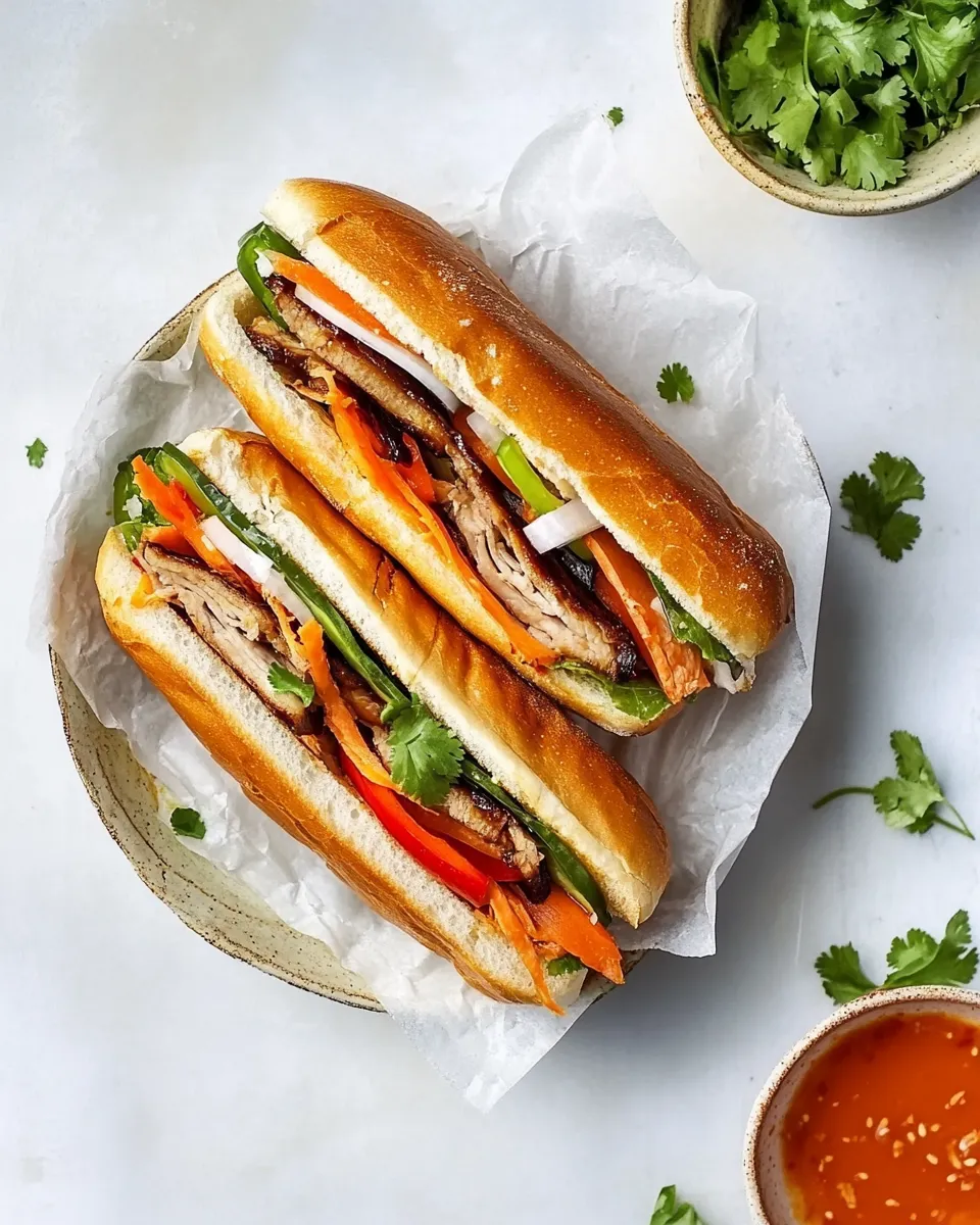 Classic Banh Mi Sandwich recipe image