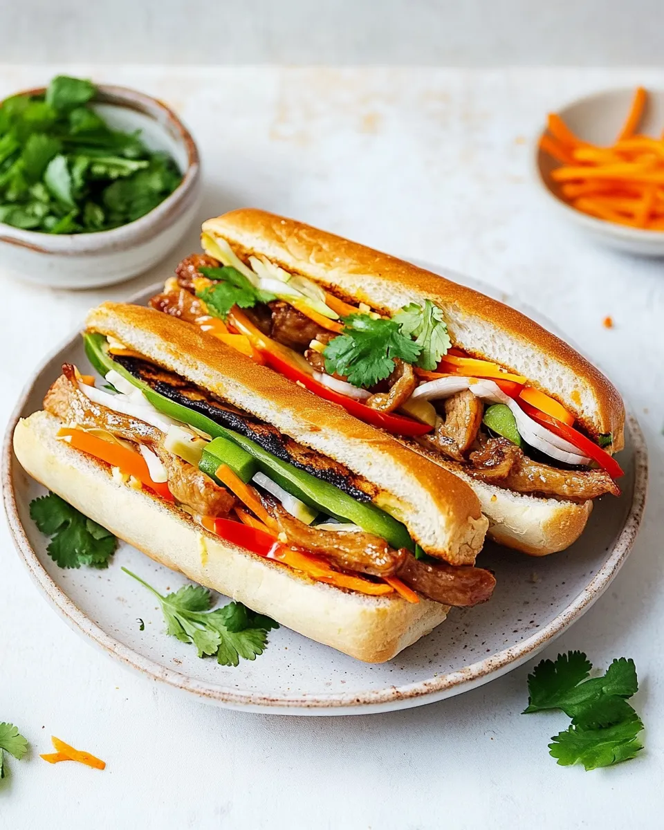 Delicious Banh Mi Sandwich dish photo