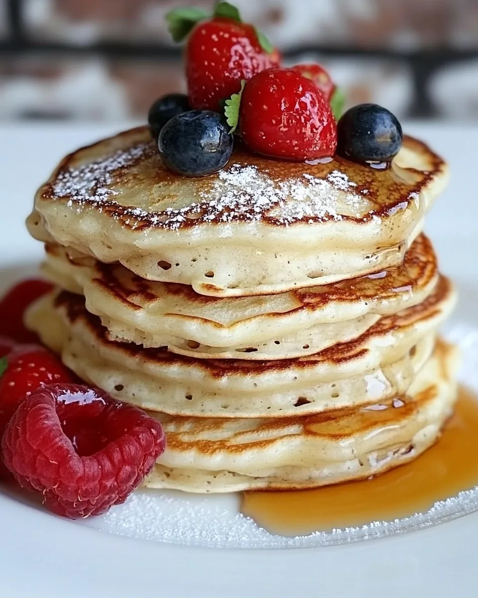 Classic Basic Buttermilk Pancakes recipe image