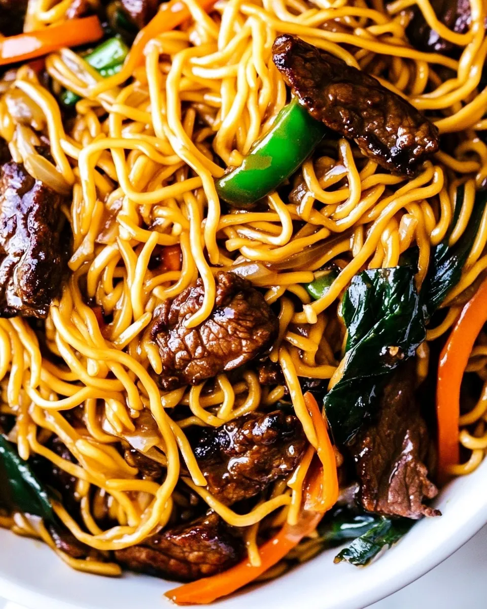 Classic Beef Chow Mein dish photo