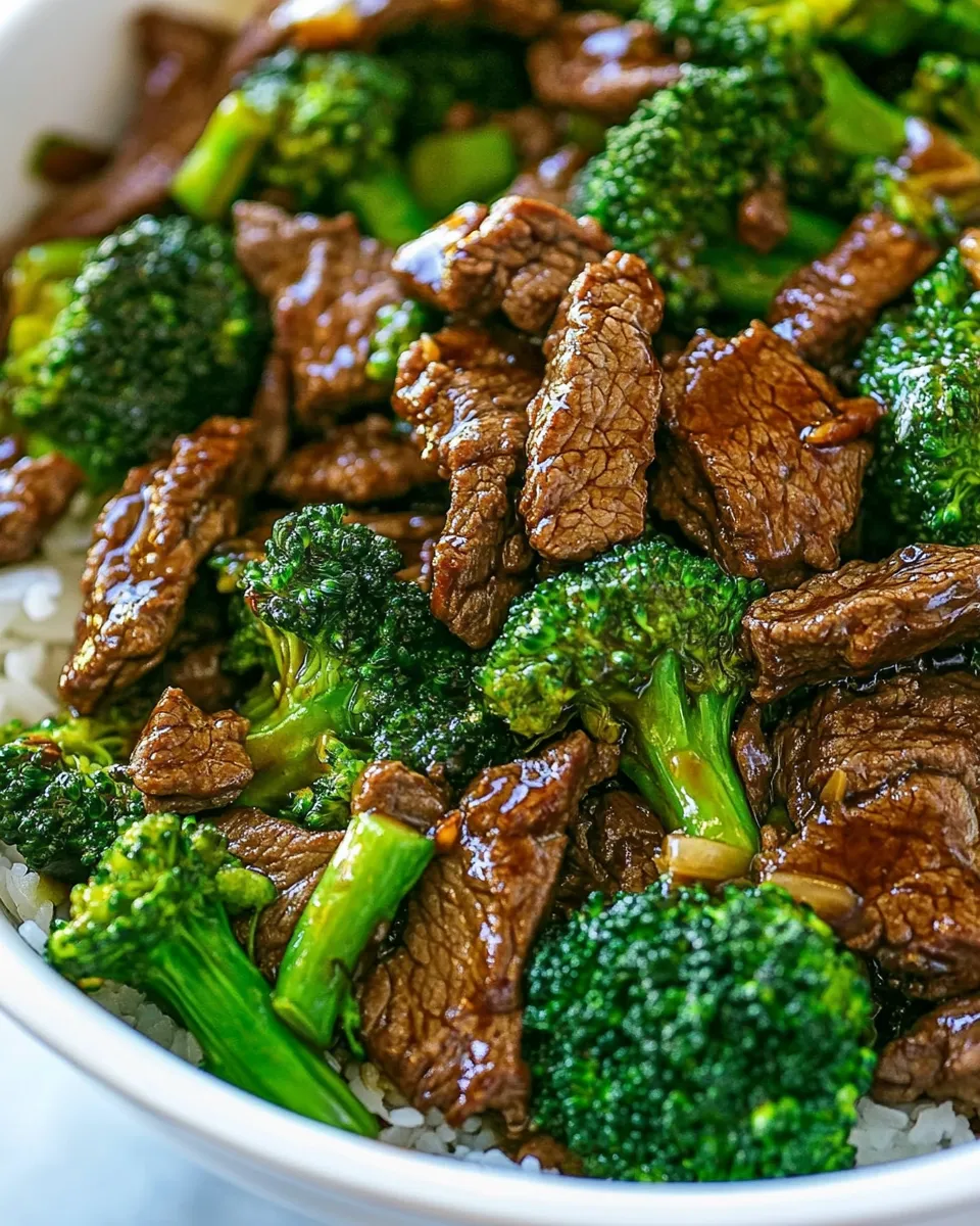 Classic Beef and Broccoli dish photo