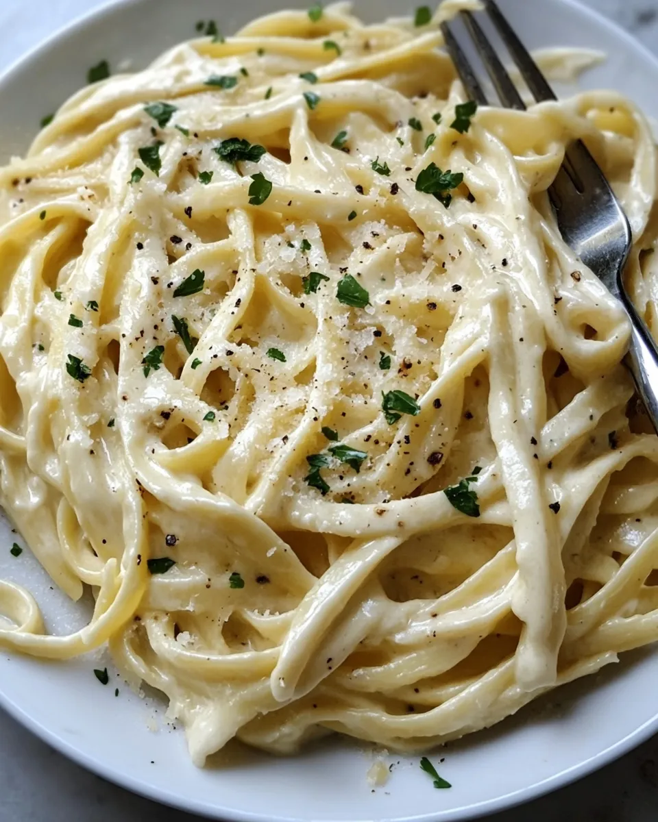 Classic Best Homemade Alfredo Sauce Recipe dish photo