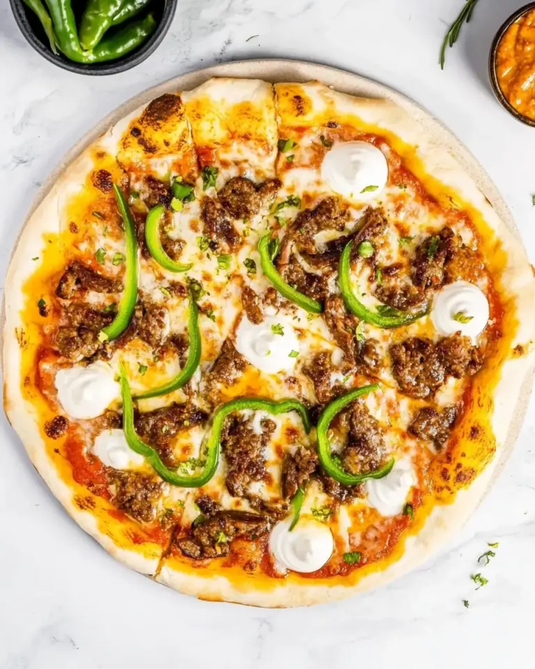 Homemade Birria Pizza photo