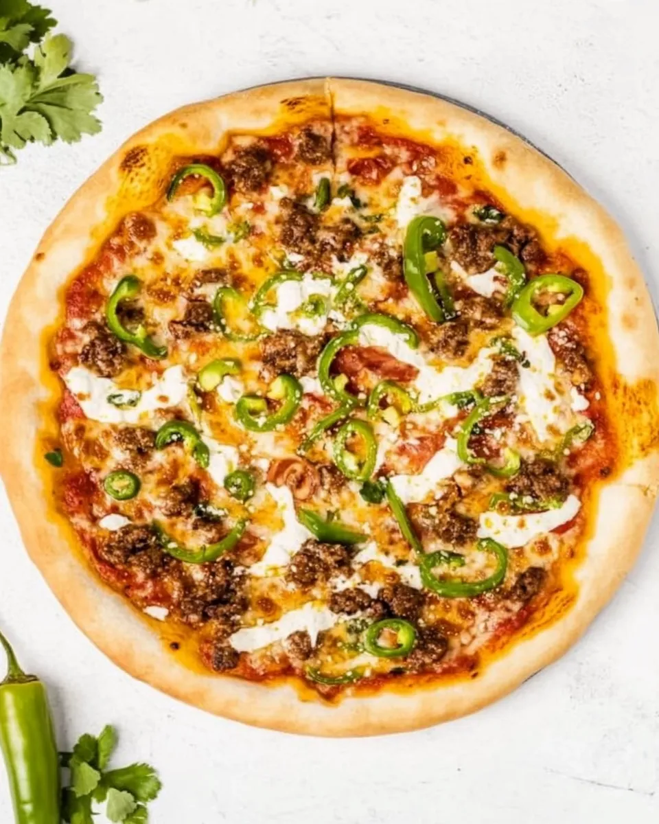 Easy Birria Pizza recipe photo