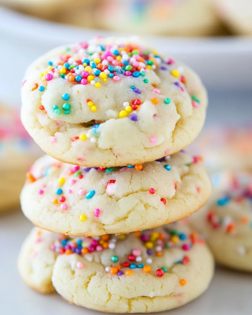 Homemade Birthday Cake Cookies photo