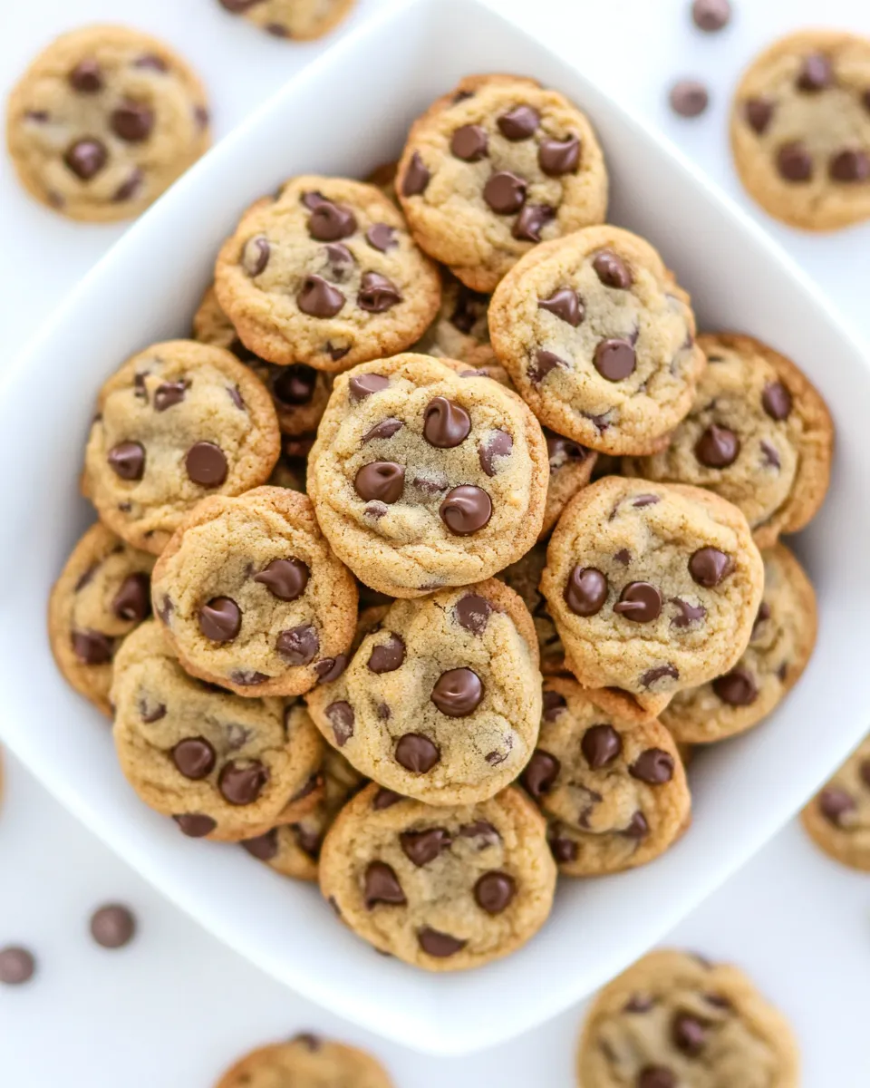 Classic Bite-Sized Brown Butter Chocolate Chip Cookies image