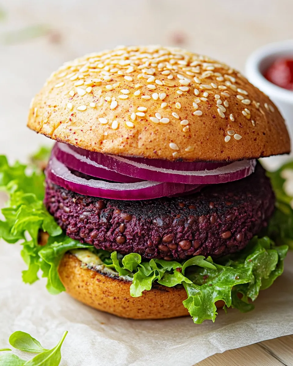 Easy Black Bean Superfood Burgers recipe photo