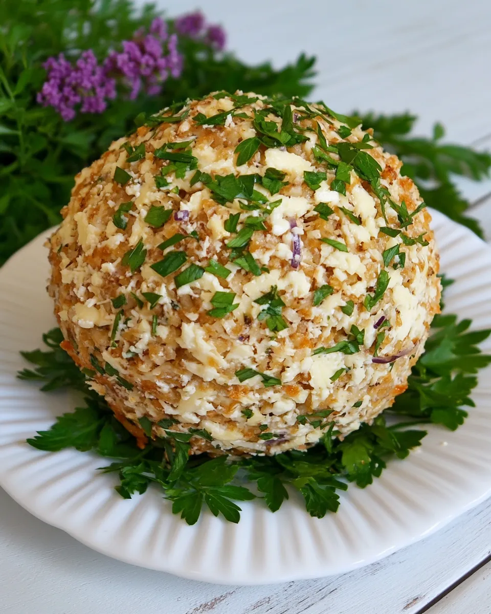 Delicious Blue Cheese Ball shot