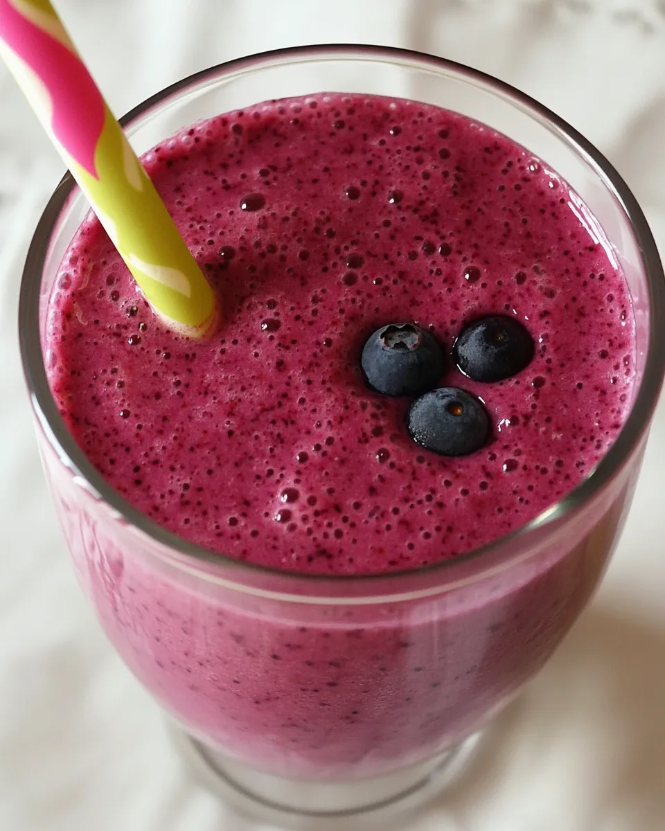 Delicious Blueberry Banana Smoothie dish photo