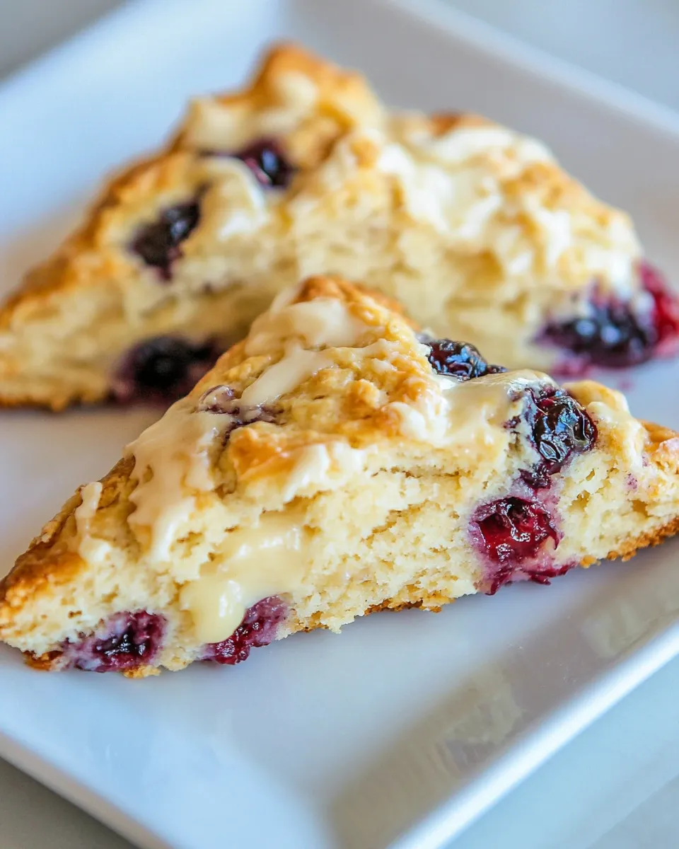 Classic Blueberry Scones Recipe image