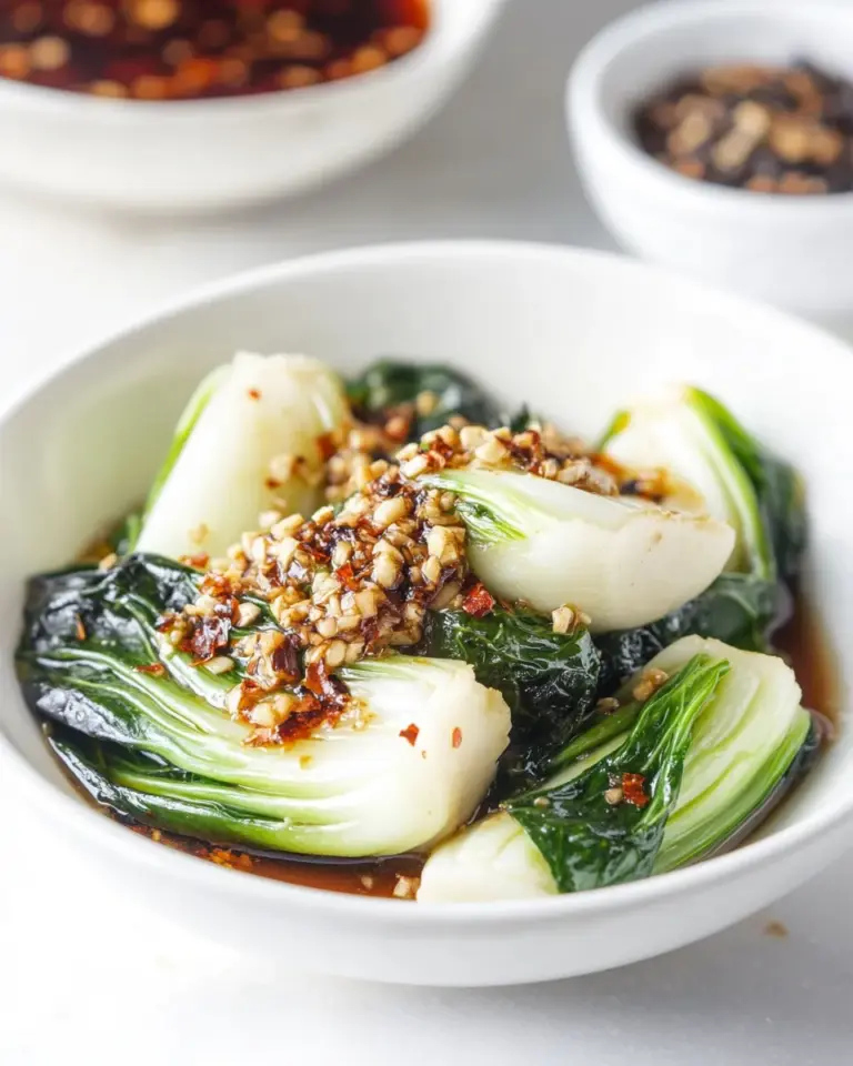 Homemade Bok Choy with Garlic Sauce Recipe photo