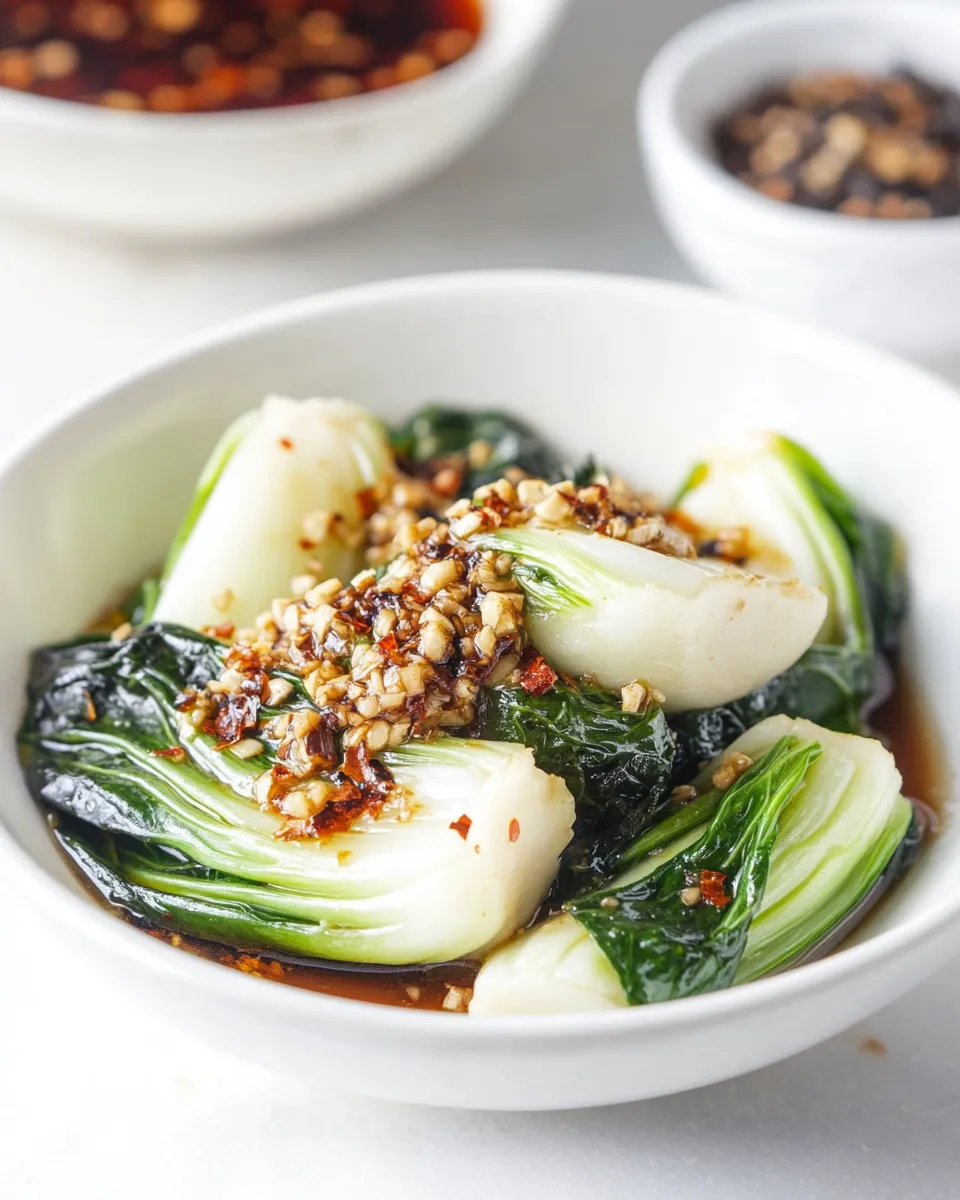 Homemade Bok Choy with Garlic Sauce Recipe photo