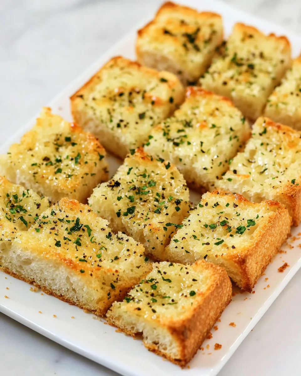 Delicious Brennans Garlic Bread Recipe food shot