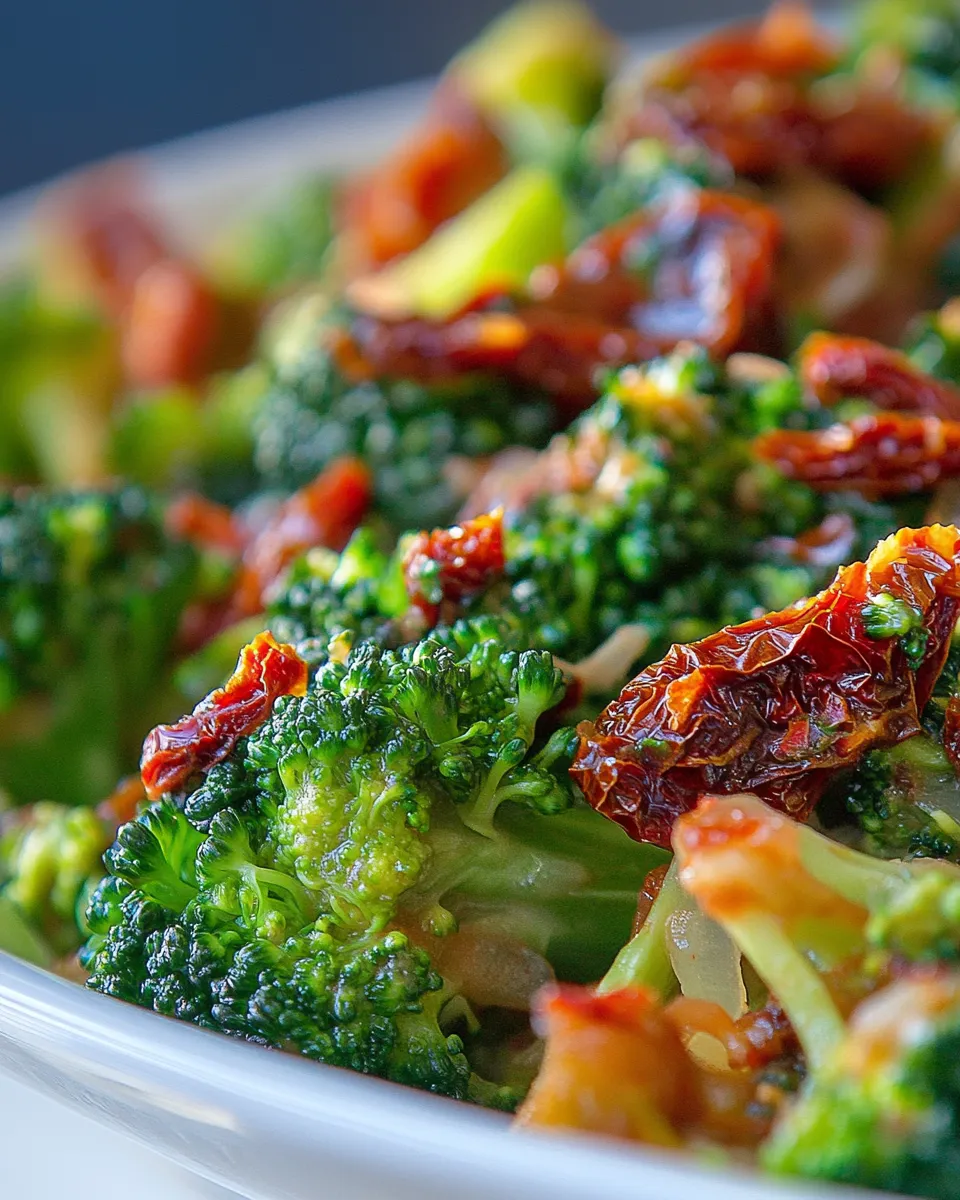 Delicious Broccoli & Sun-Dried Tomatoes recipe photo