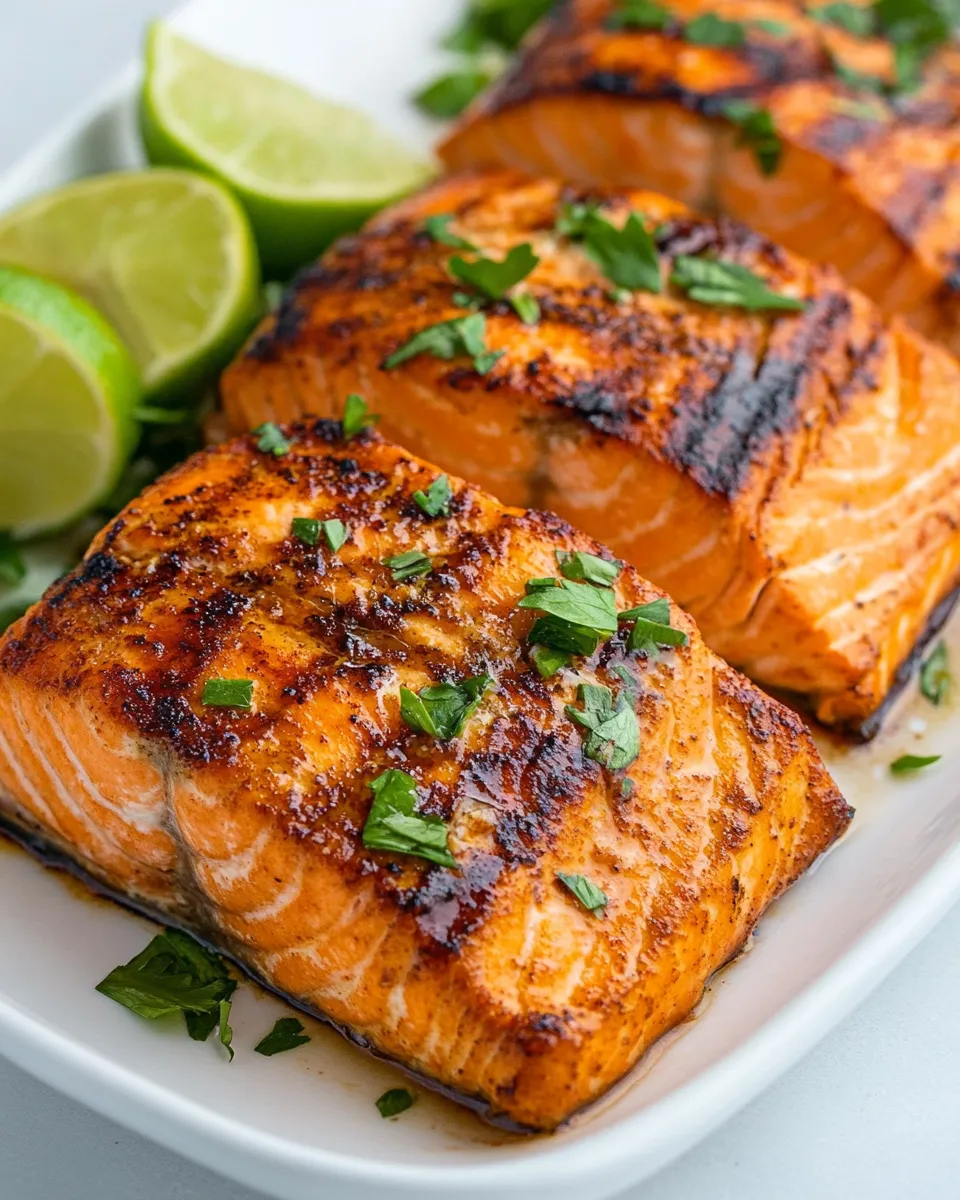 Classic Broiled Salmon image