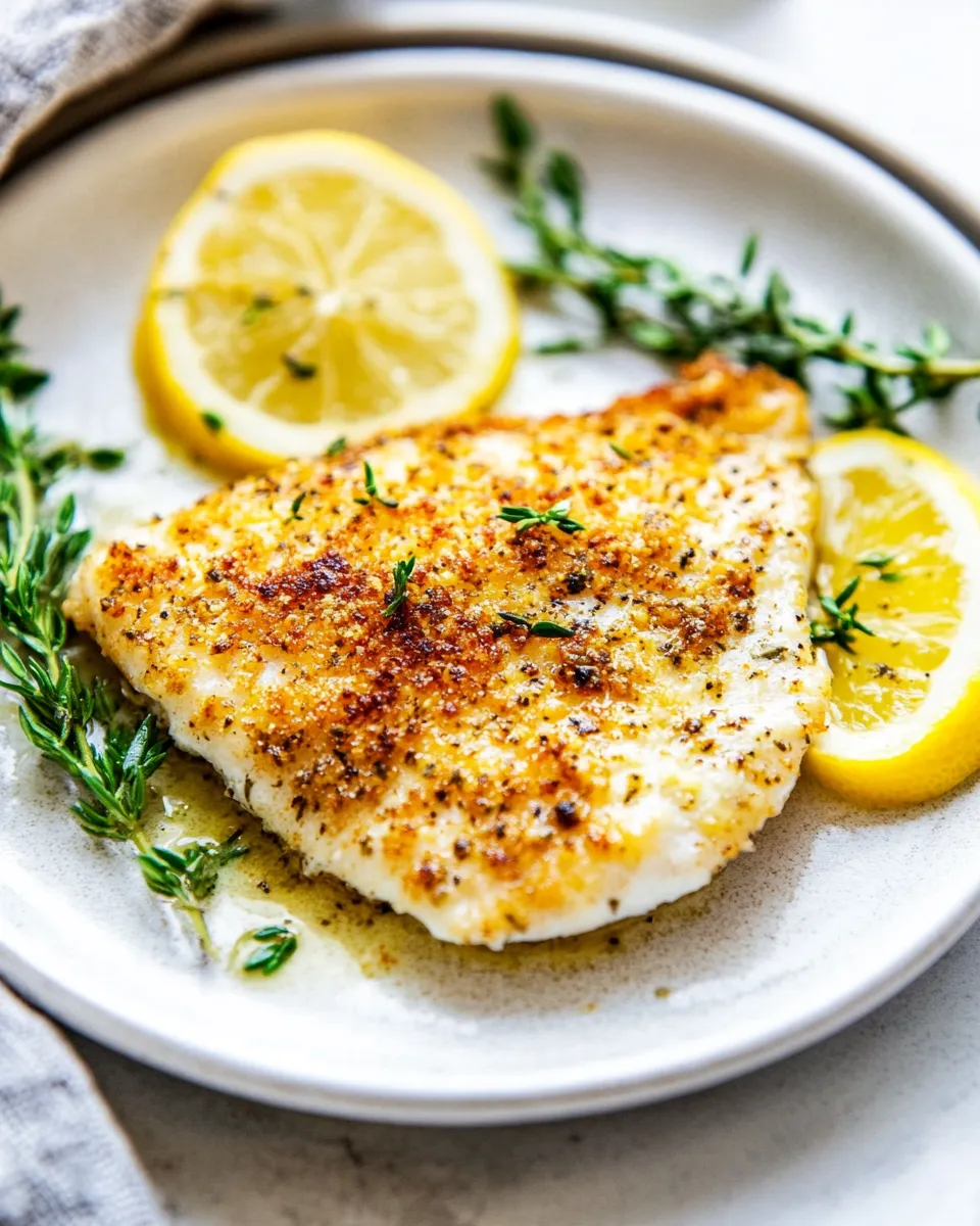 Delicious Broiled Tilapia Oreganata photo