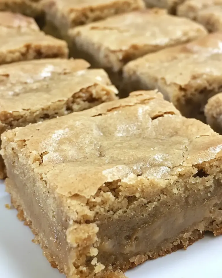 Homemade Brown Butter Toffee Blondies photo