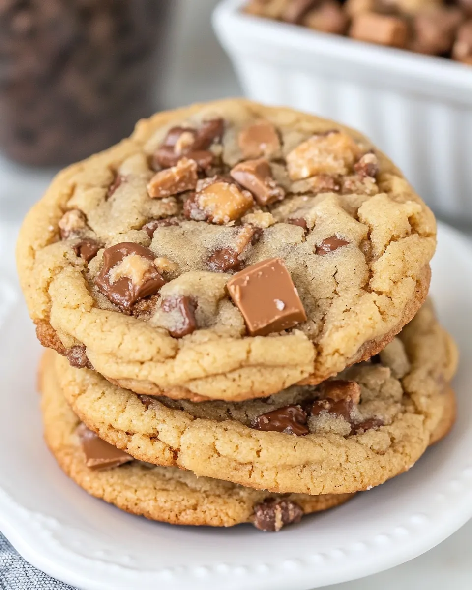 Delicious Brown Butter Toffee Cookies dish photo