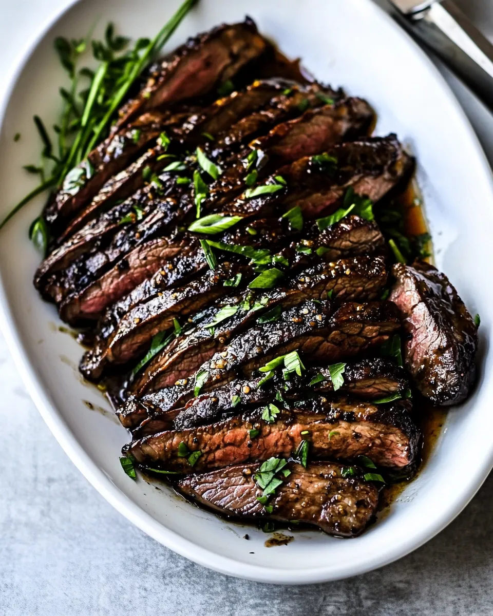 Savory Brown Sugar Garlic Flank Steak picture