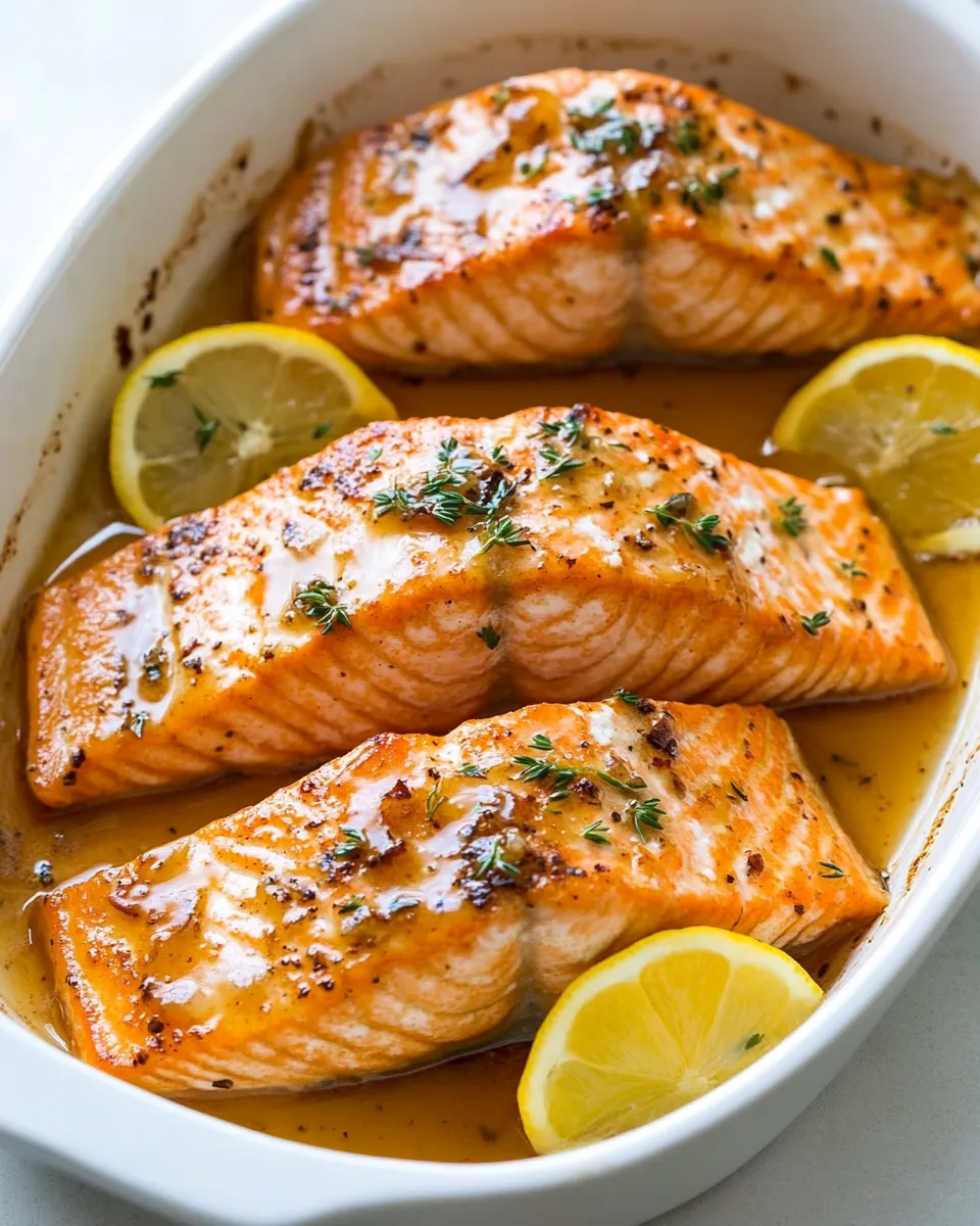 Classic Brown Sugar Glazed Salmon Recipe image