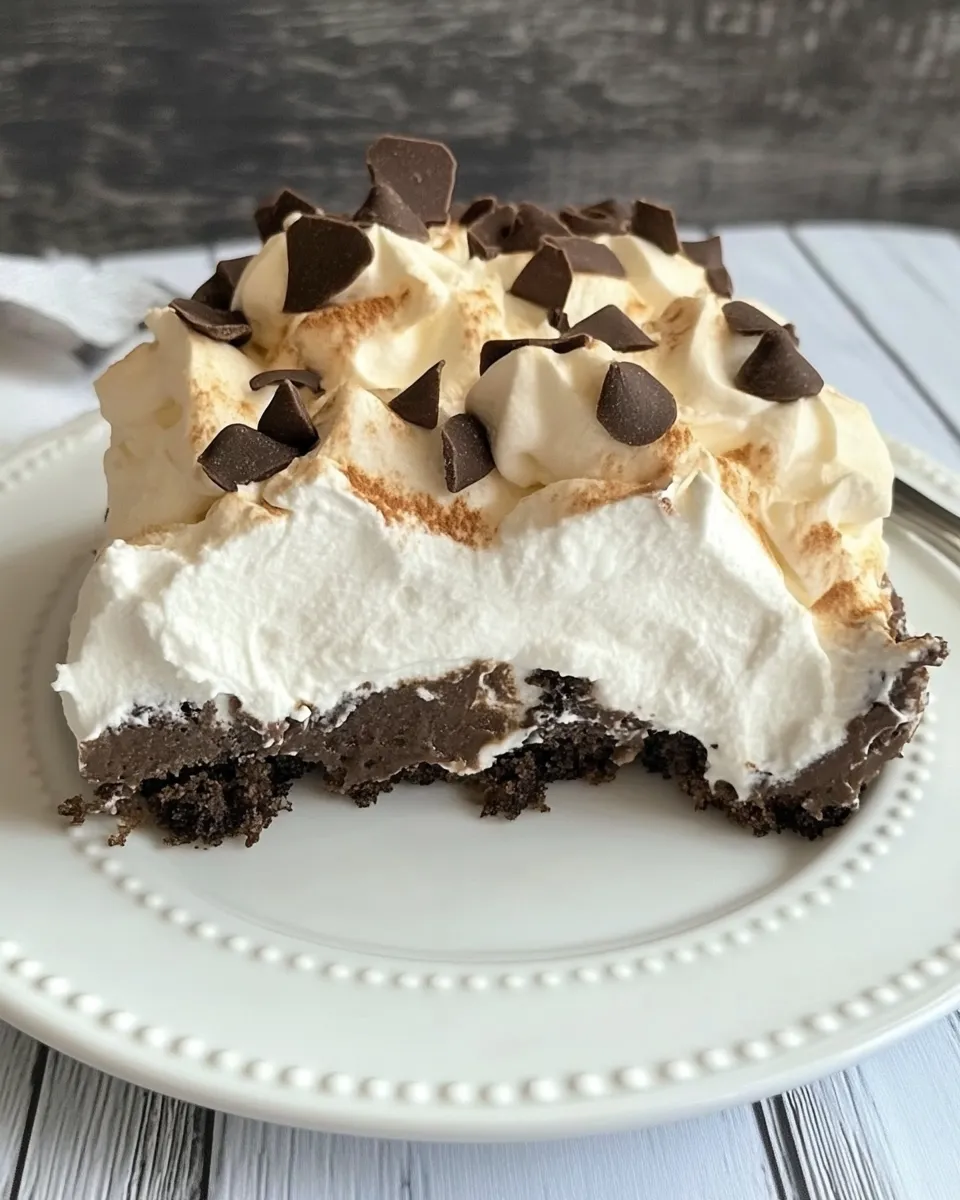 Homemade Brownie Baked Alaska photo