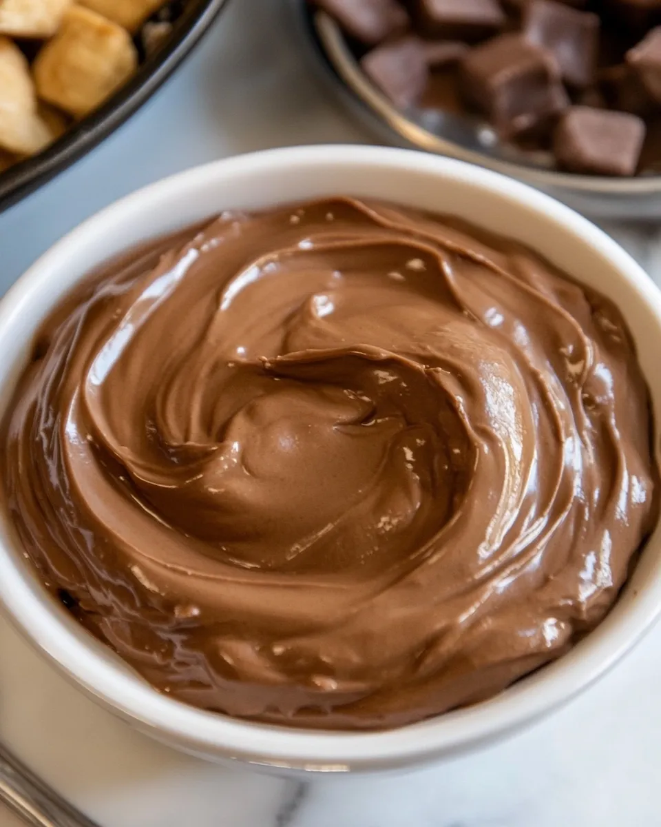 Classic Brownie Batter Dip food shot