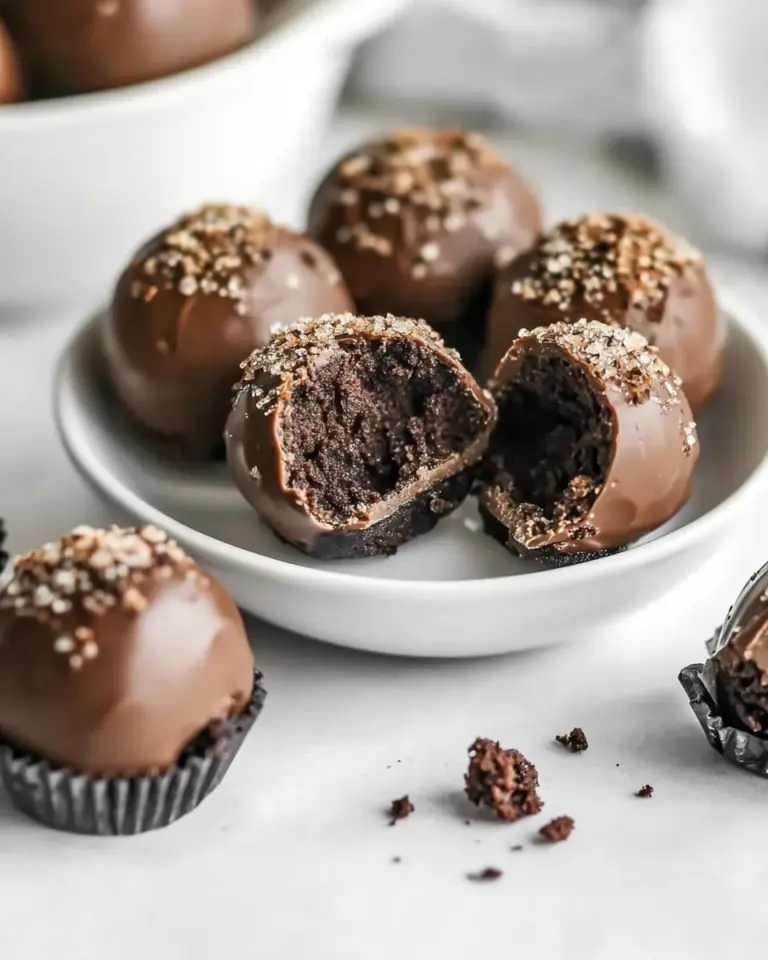 Homemade Brownie Truffles recipe photo