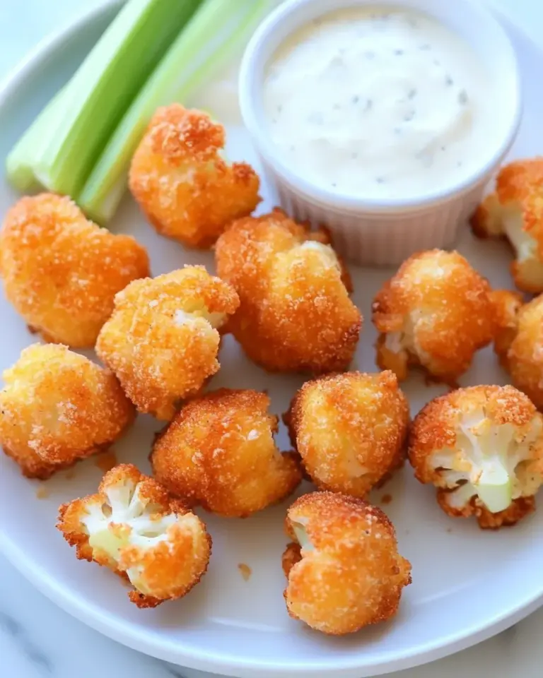 Homemade Buffalo Cauliflower bites recipe photo