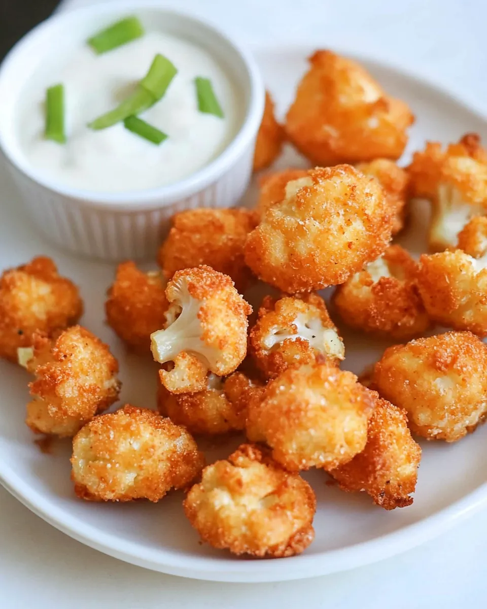 Classic Buffalo Cauliflower bites dish photo