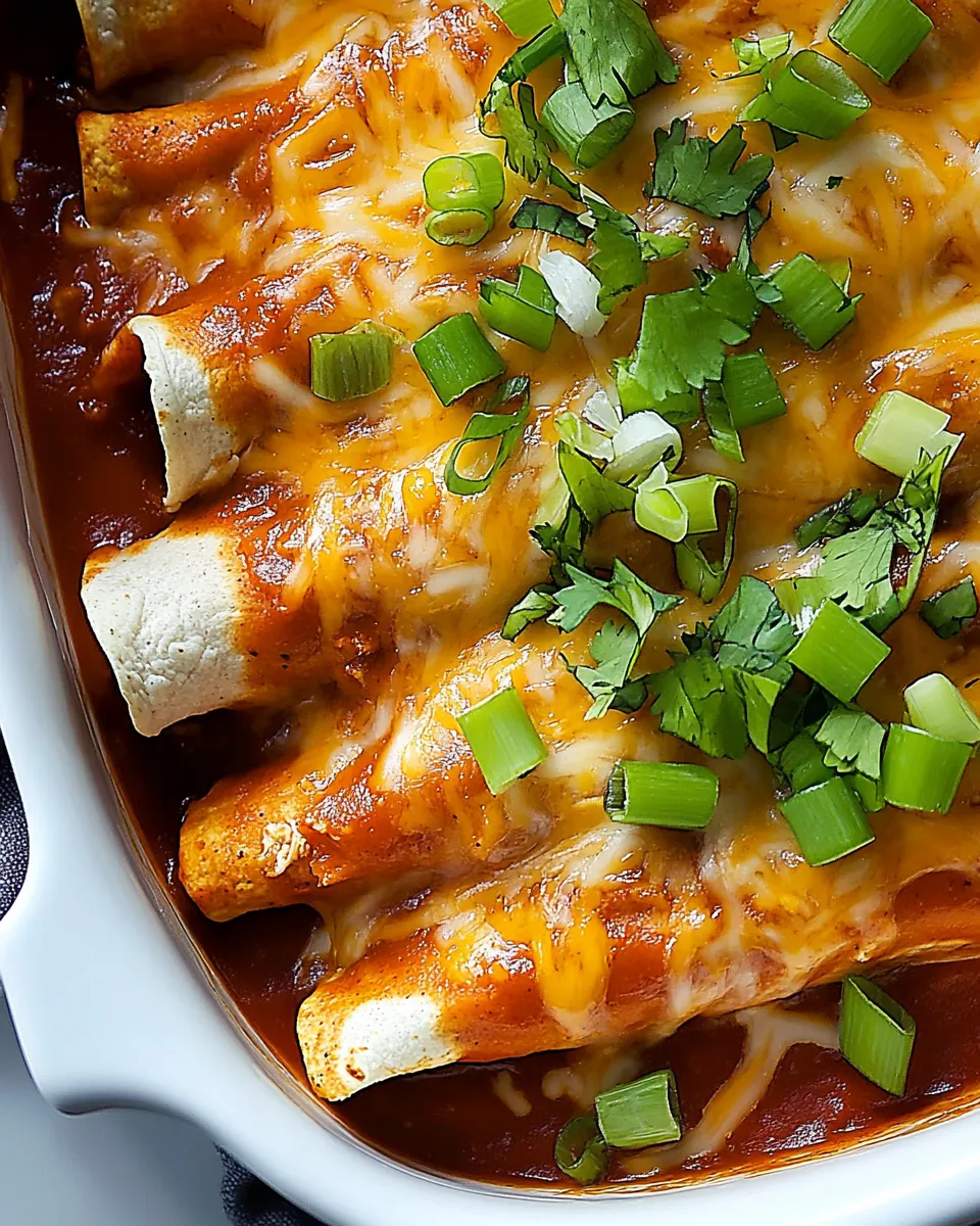 Easy Buffalo Chicken Enchiladas Recipe recipe photo