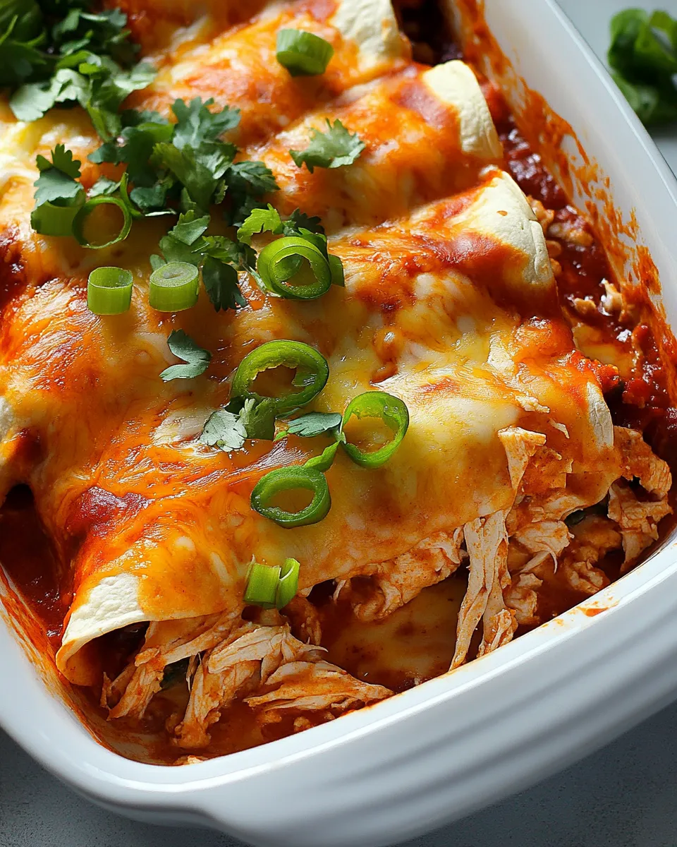 Delicious Buffalo Chicken Enchiladas Recipe dish photo