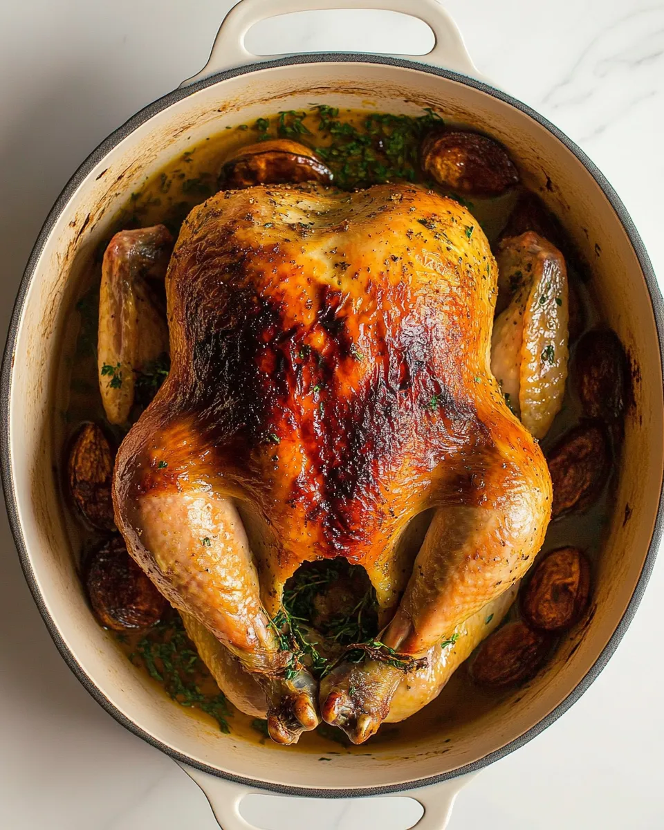 Delicious Buttermilk Roast Chicken plate image