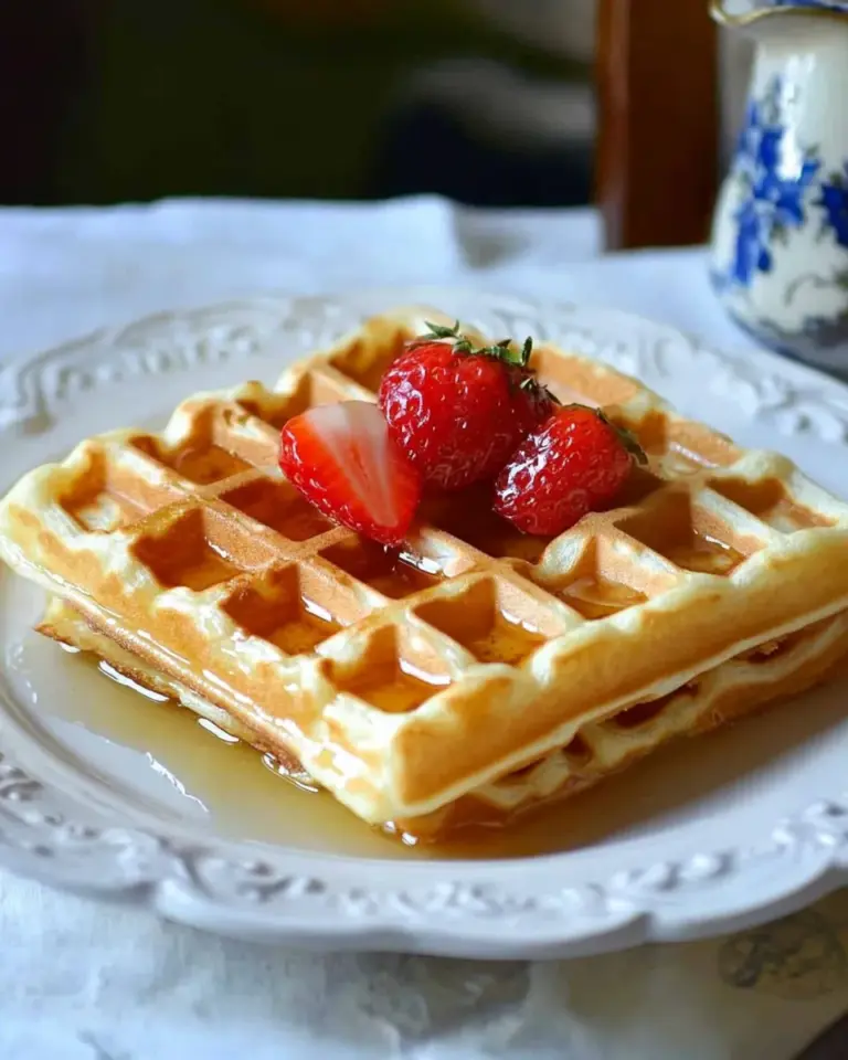 Homemade Buttermilk Waffles Recipe for a Crowd photo