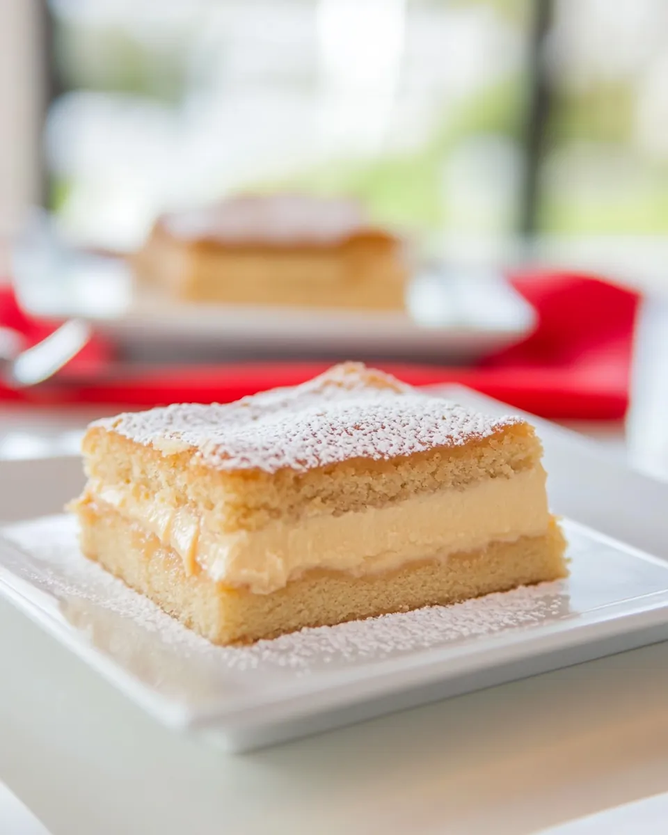 Classic Butterscotch Magic Cake dish photo