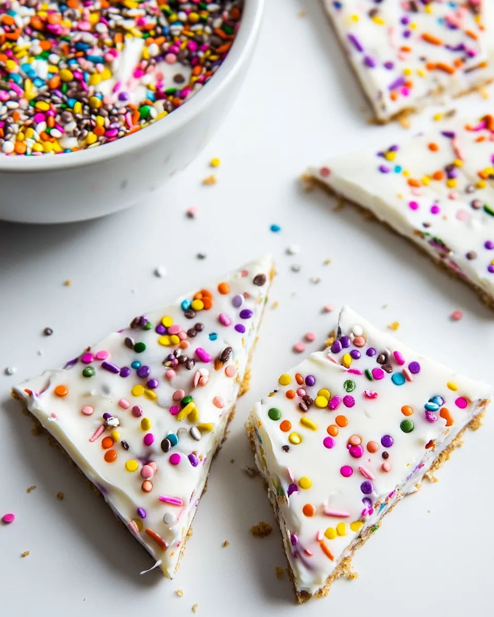 Homemade Cake Batter Bark photo