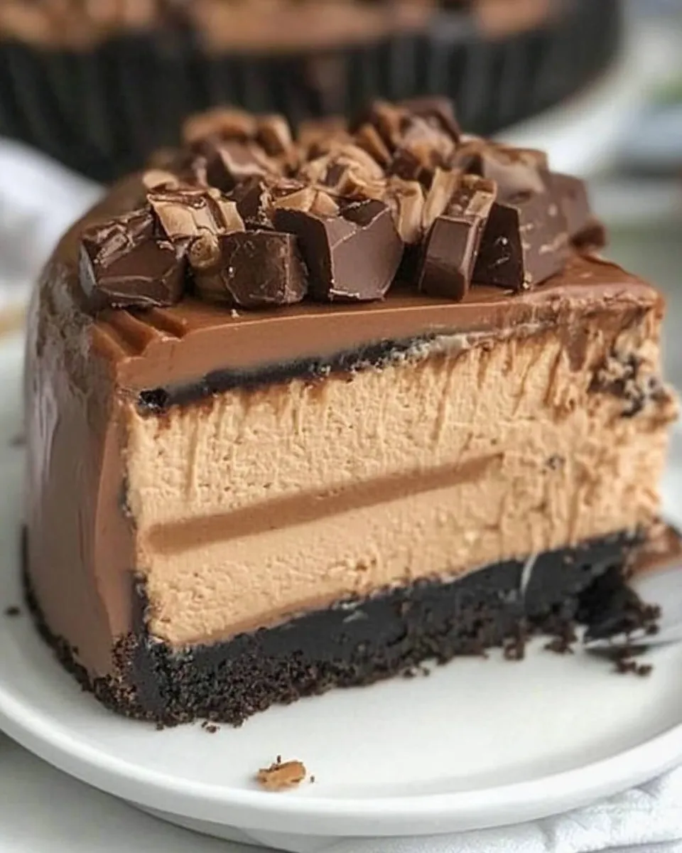 Classic Candy Bar Cheesecake image