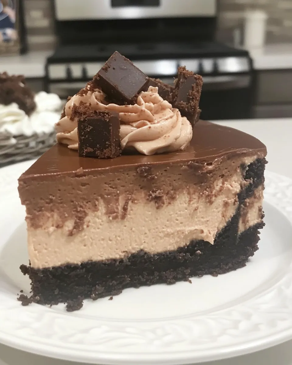 Easy Candy Bar Cheesecake recipe photo