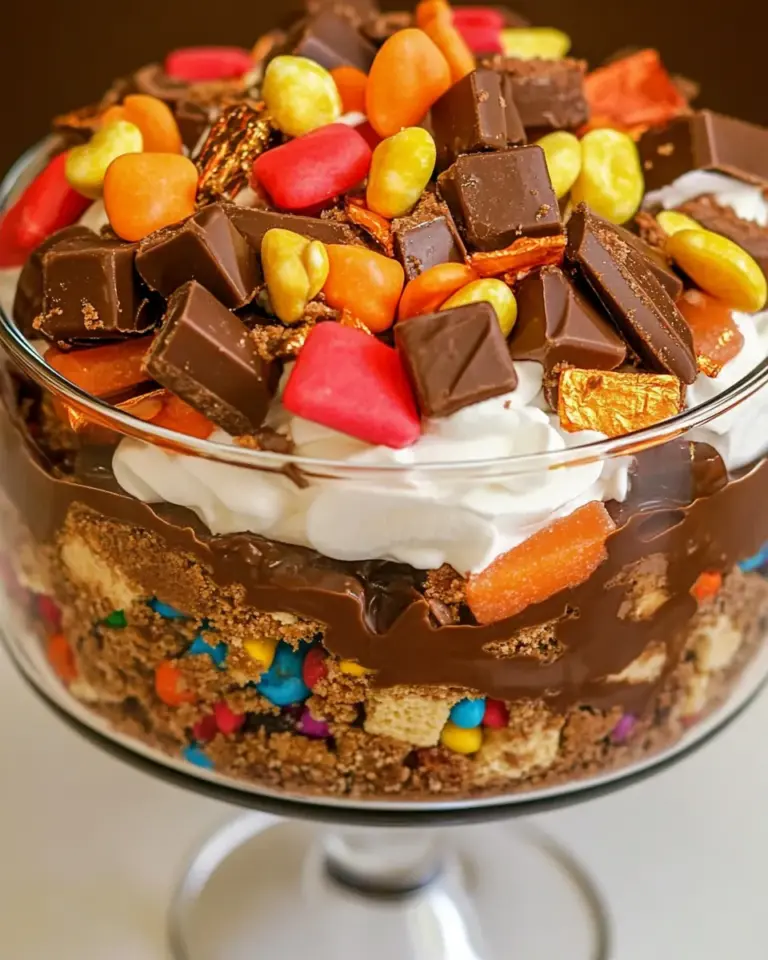 Homemade Candy Bar Trifle recipe photo