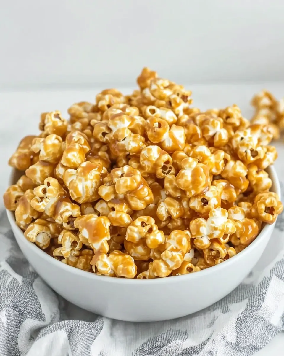 Classic Caramel Popcorn Recipe image